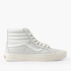 NIB Vans SK8 Hi 38DX Anaheim Factory True White Leather US Mens 11/11.5/12/13
